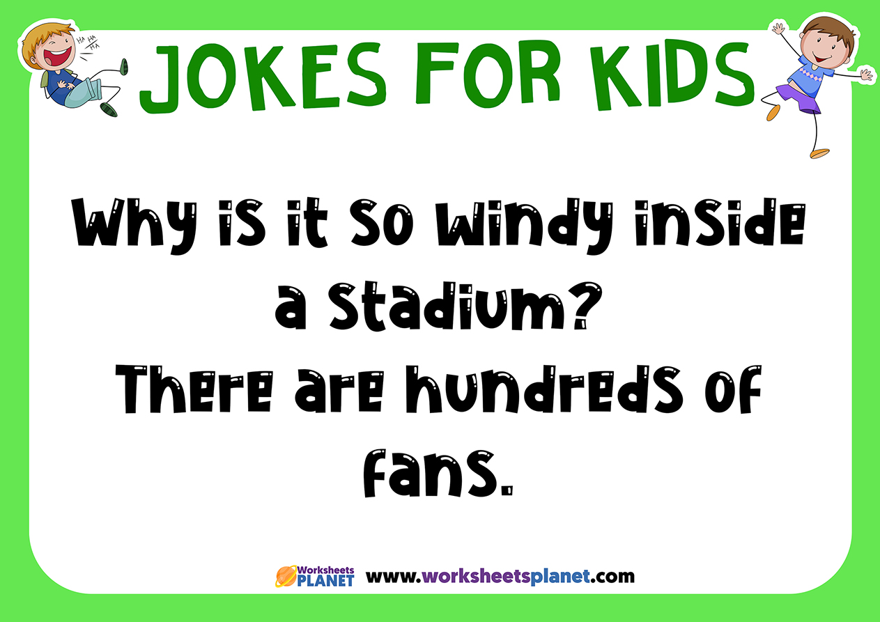 befolkning stout Lim Short and Funny Jokes for Kids | Funny Jokes for Children