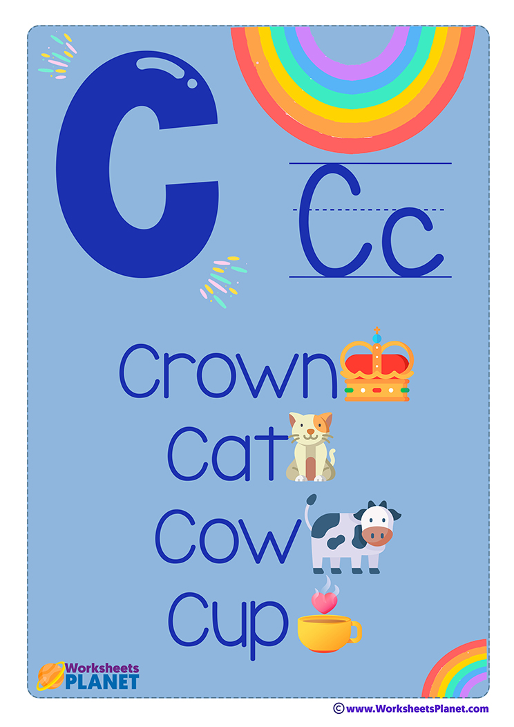 Letter C Flashcard