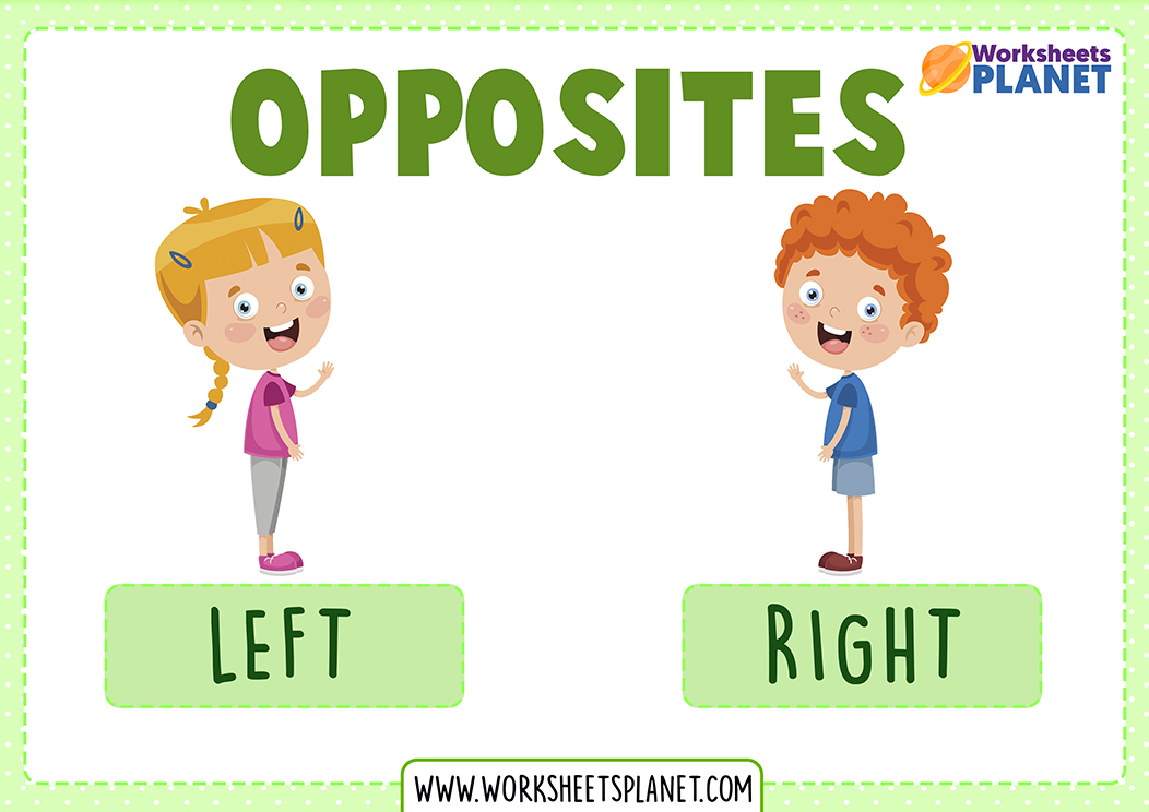 Opposite Words Flashcards For The English Classroom