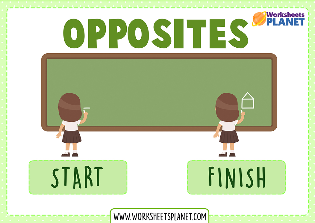 Opposites For Esl Teachers