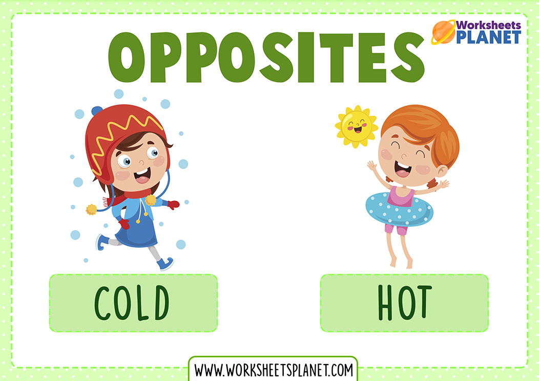 Opposites For The English Classroom