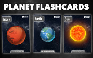 Planet Flashcards For Kids