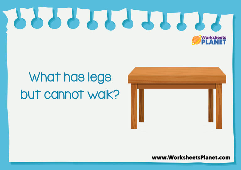 Riddles for Kids with Answers | WorksheetsPlanet