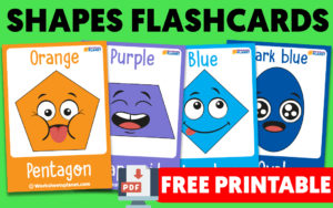Shapes Flashcards For Kids