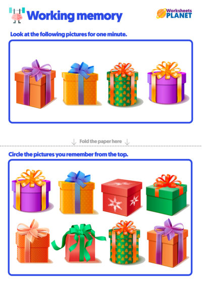 Memory Skills Activities for Kids | Memory Skills Exercises Worksheets