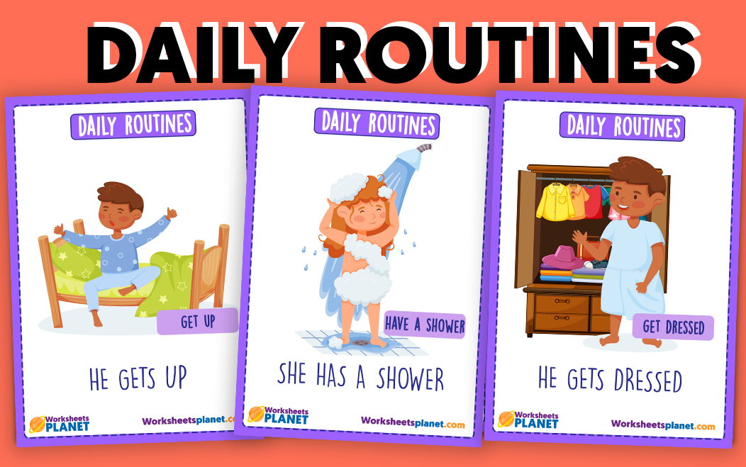 Daily Routines - ESL Kids Games