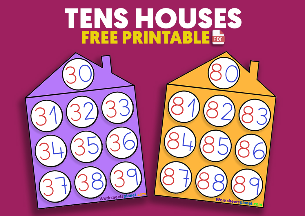 Tens Houses Math Resource