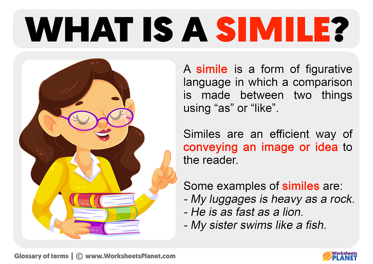 What is a Simile? | Concept of Simile and Definition