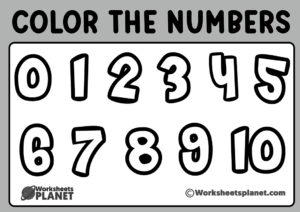 Numbers Coloring