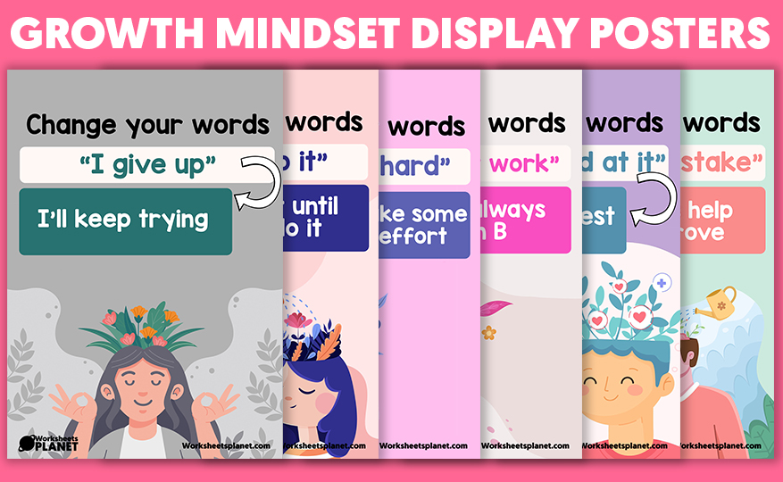 Growth Mindset Display Posters