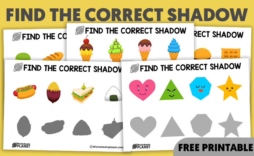 Find The Correct Shadow Activities