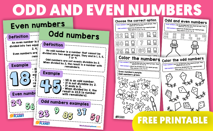 Odd And Even Numbers Activities