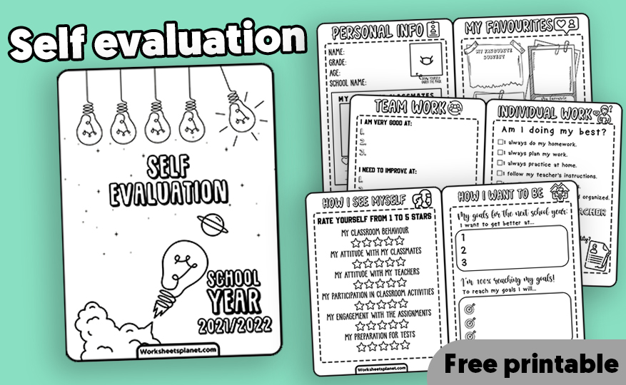 Self Evaluation For Kids