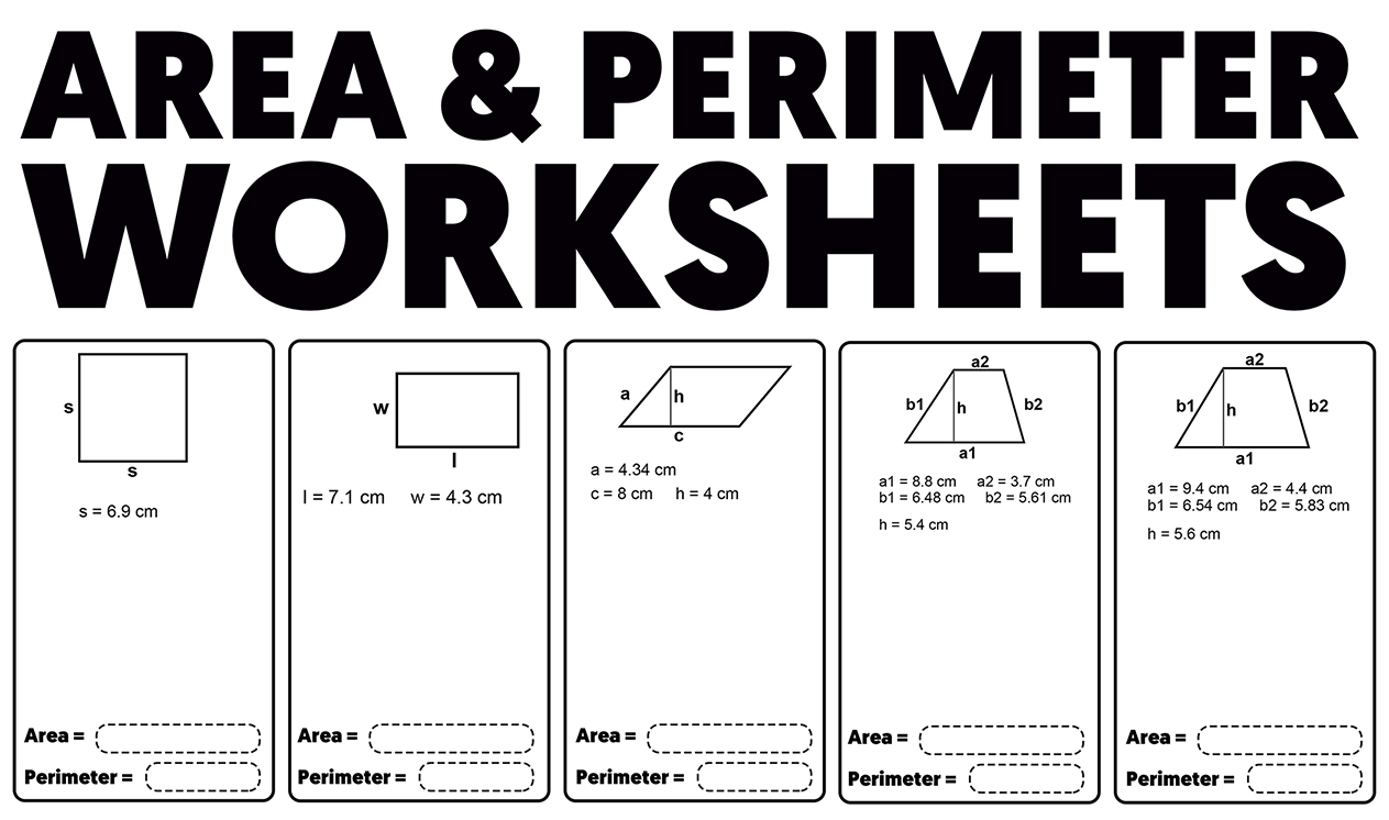 Area Perimeter Worksheets