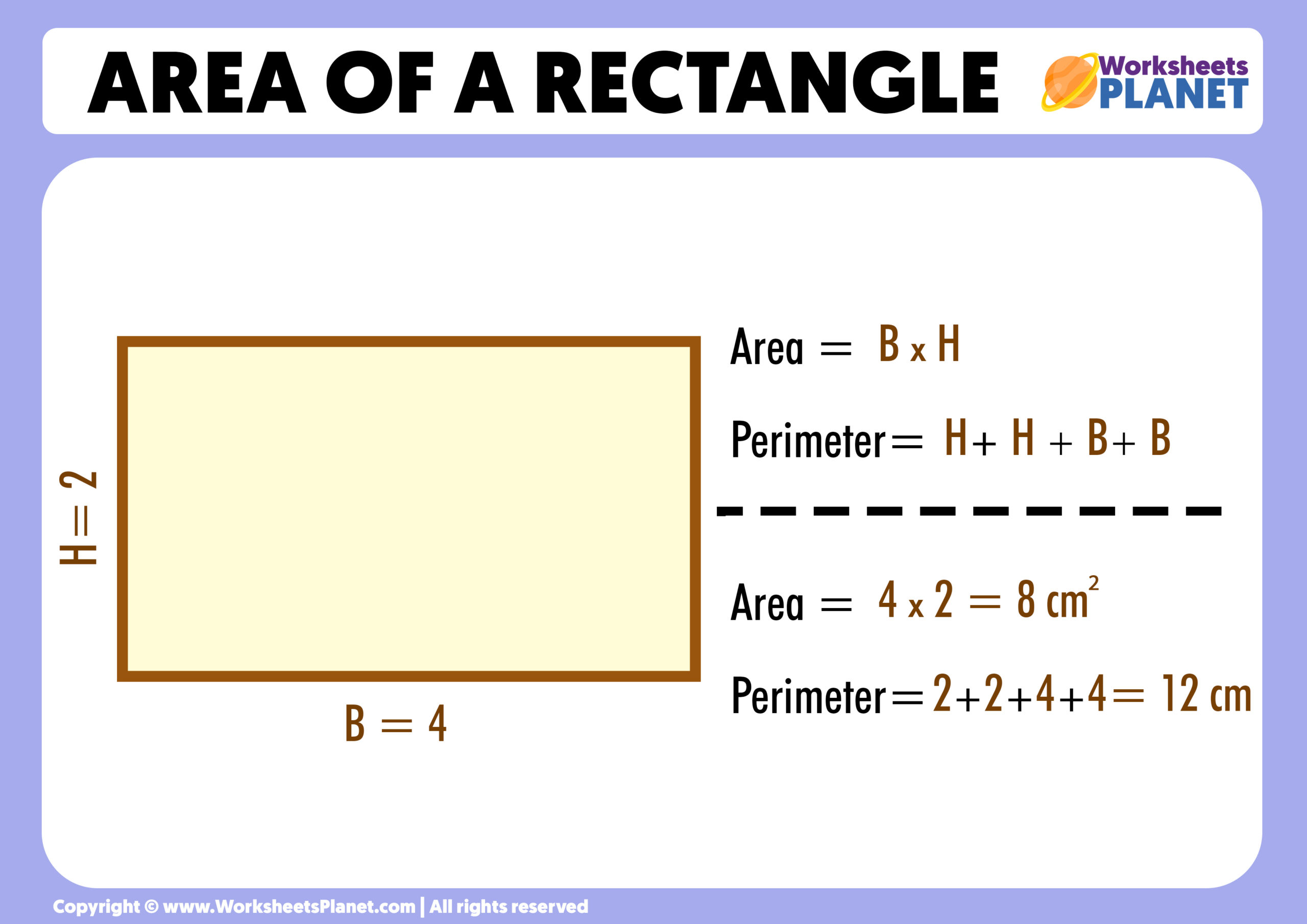 Area of a Rectangle (Formula + Example)