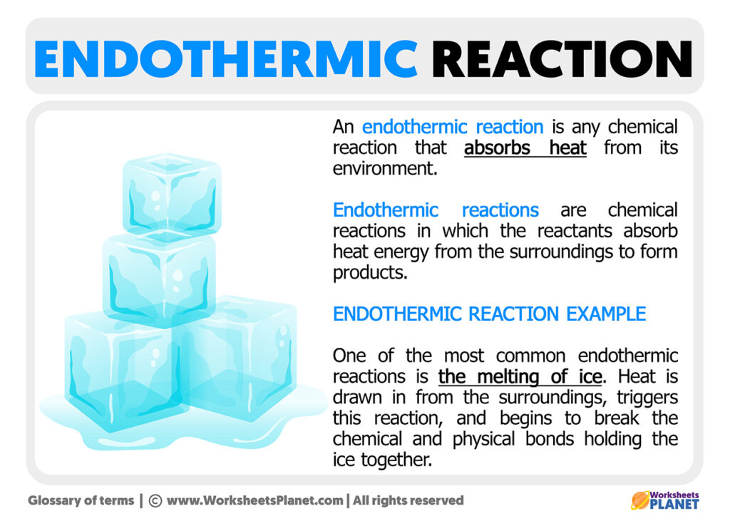 What is an endothermic reaction definition example