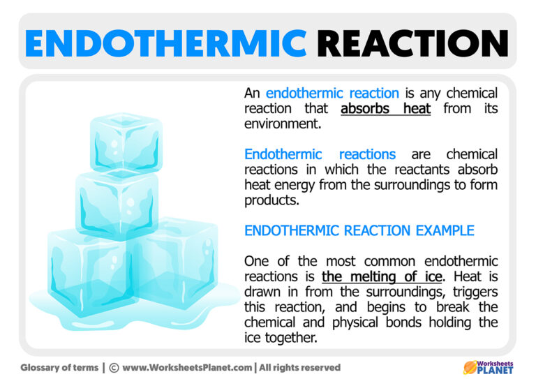 What is an endothermic reaction definition example