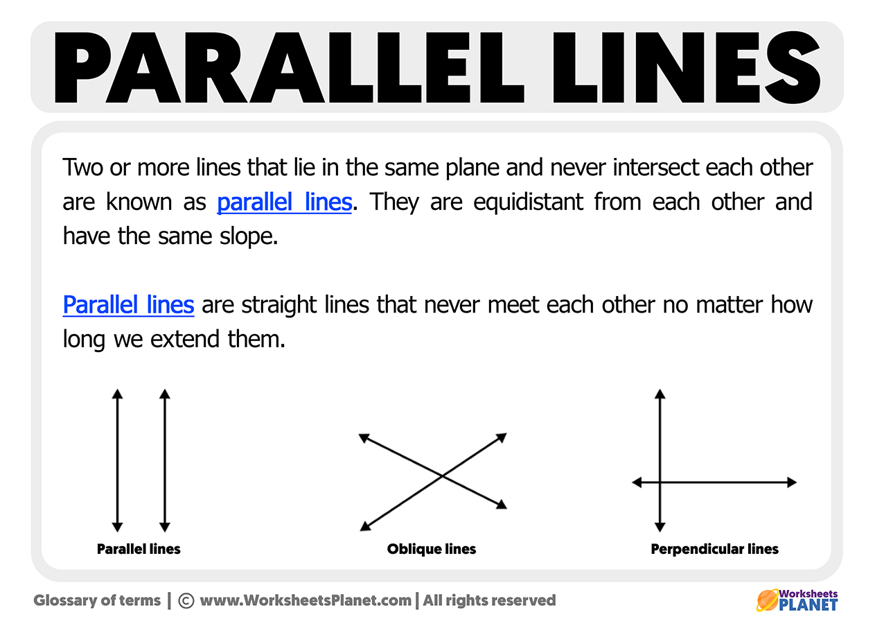 What are Parallel Lines  Definition and Examples
