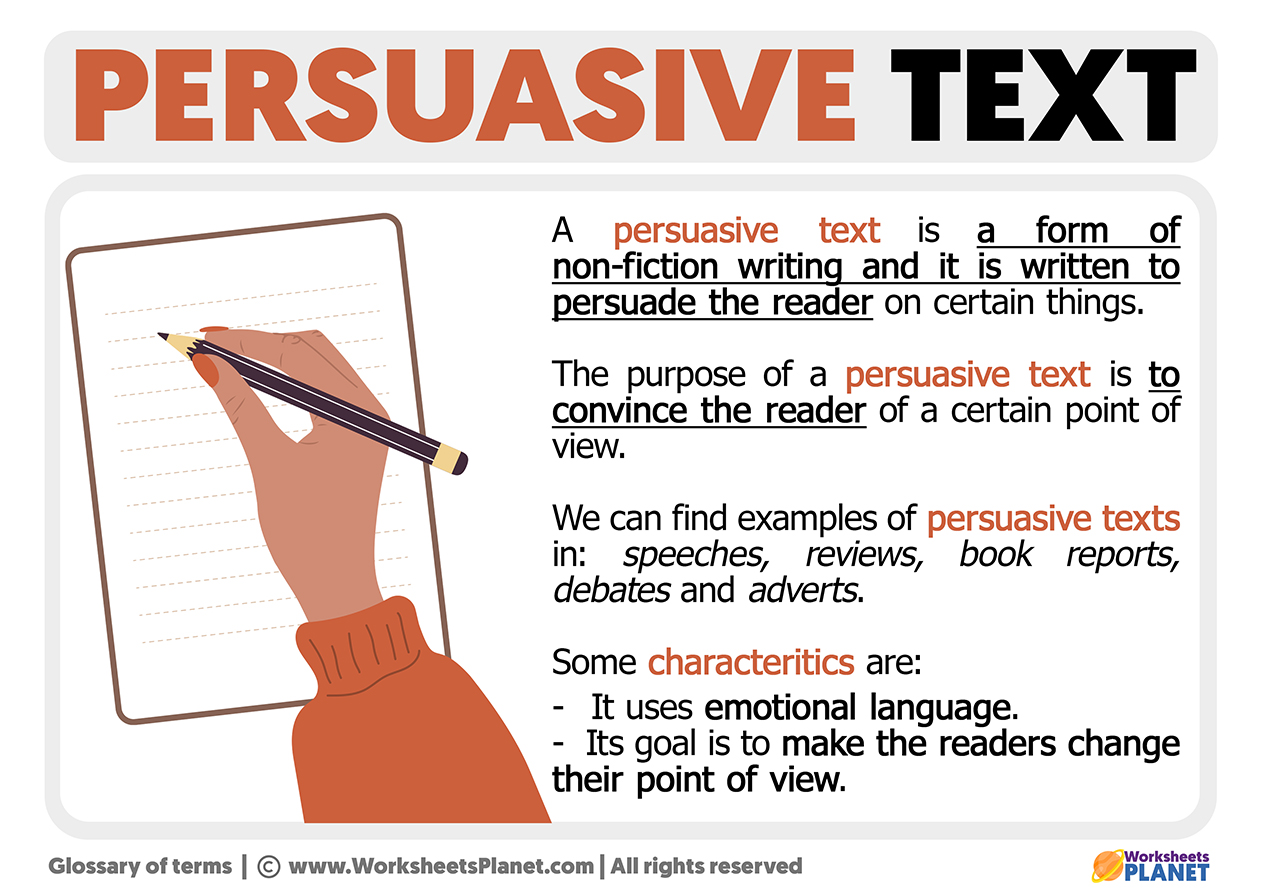 Persuasive Text