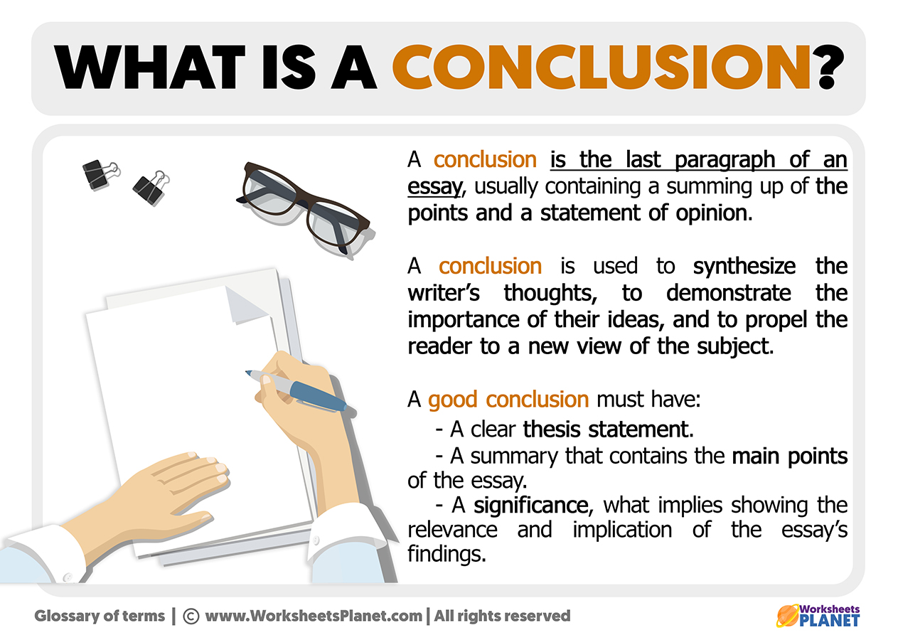 What conclusion means