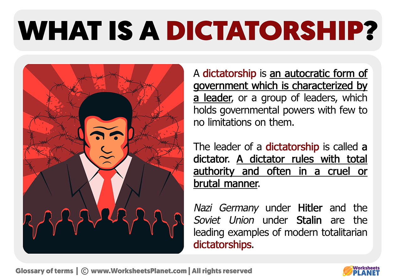 what is the dictatorship essay