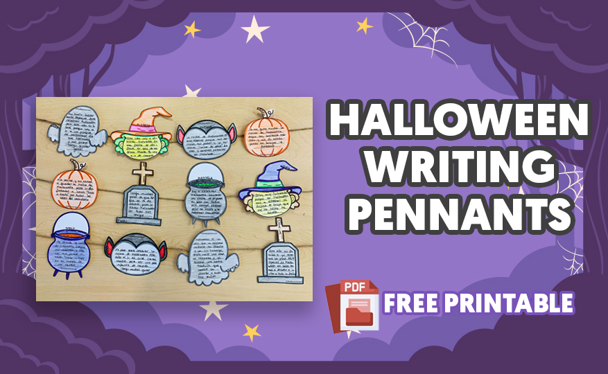 Halloween Writing Pennants