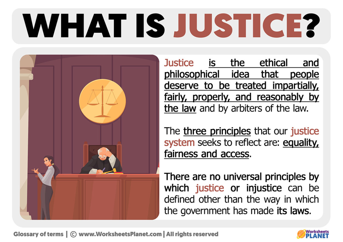 What is justice definition of justice