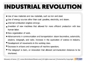 Industrial Revolution Characteristics