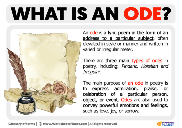 What is an Ode Definition of Ode
