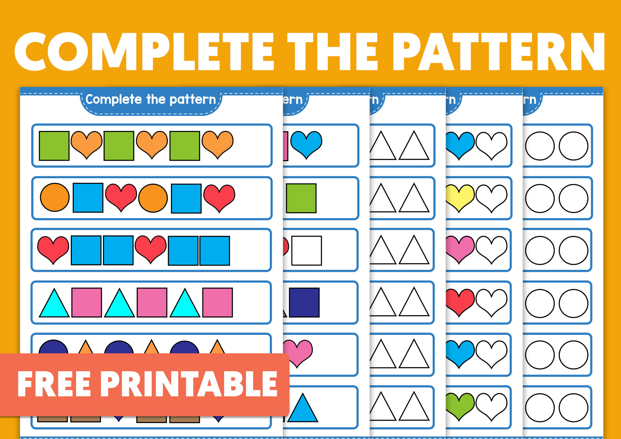 Complete The Pattern Activities