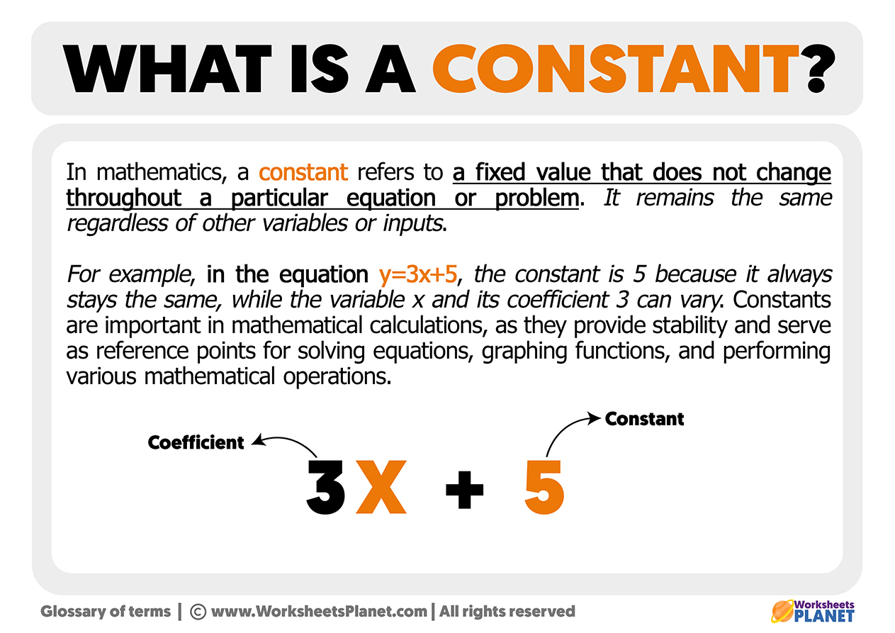 What Is A Constant