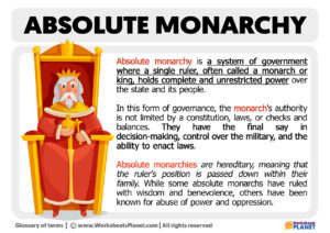 What Is An Absolute Monarchy