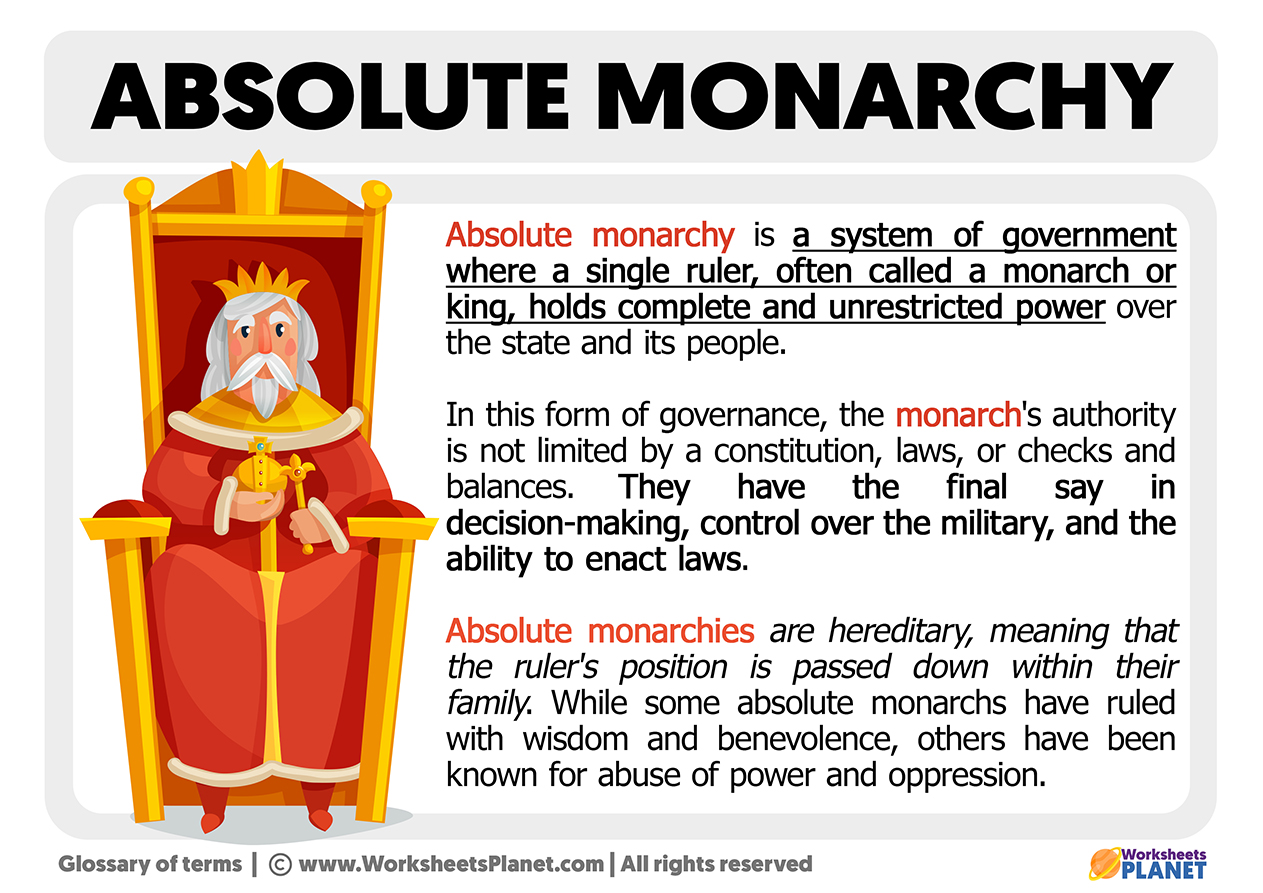 What Is An Absolute Monarchy