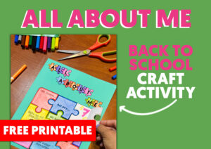 All About Me Craft For Kids