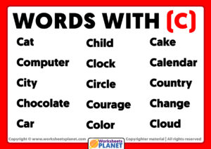 Words With C