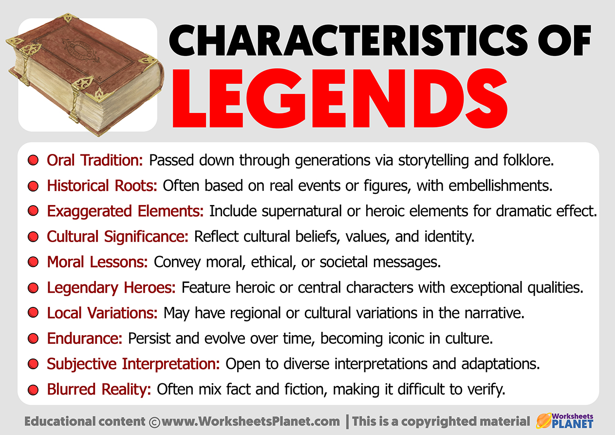 Characteristics Of Legends