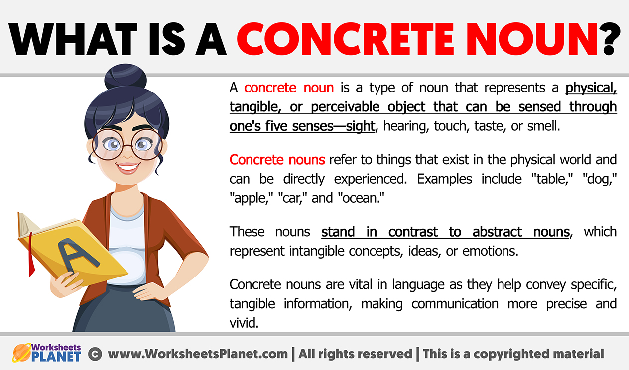 What Is A Concrete Noun