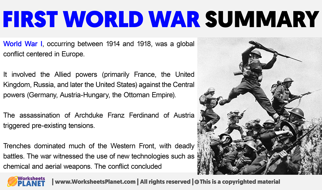 First World War Summary