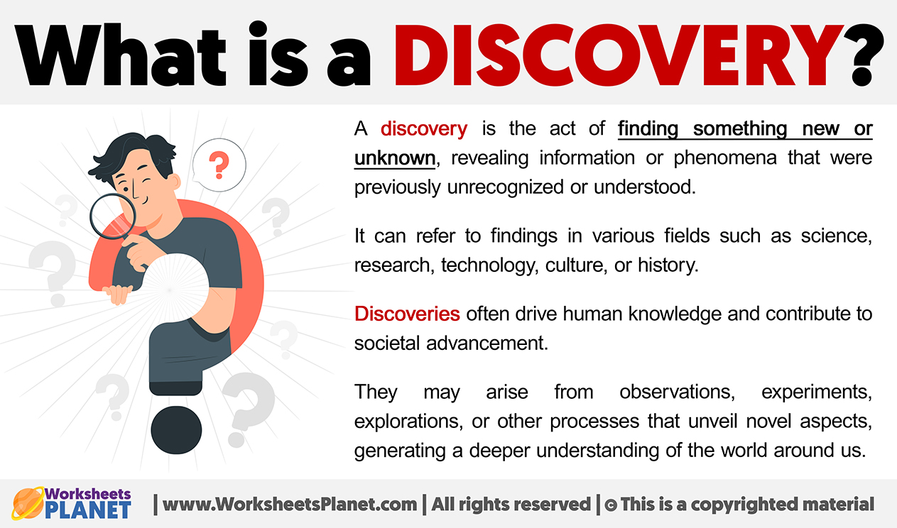 What is a Discovery | Definition of Discovery