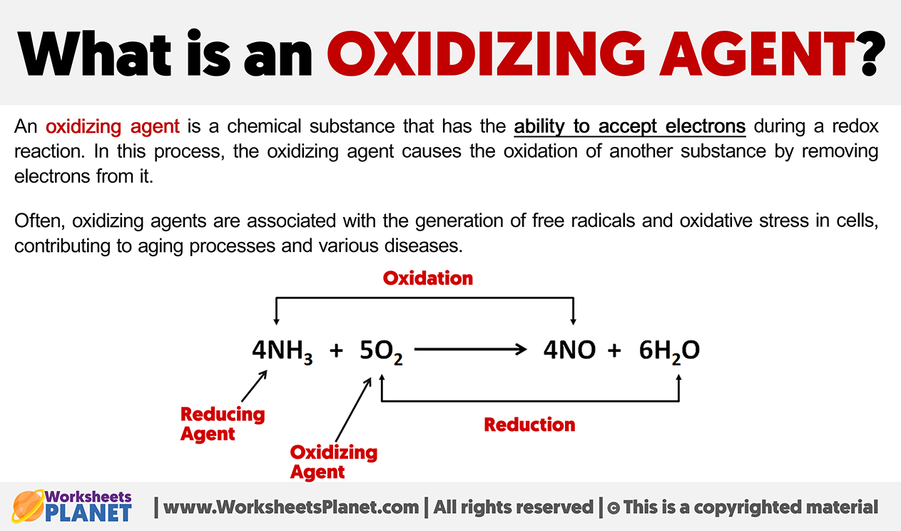 What Is An Oxidizing Agent