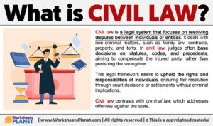 What Is Civil Law