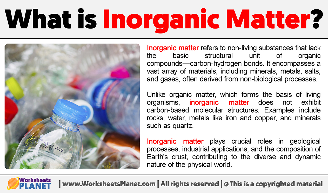 What Is Inorganic Matter