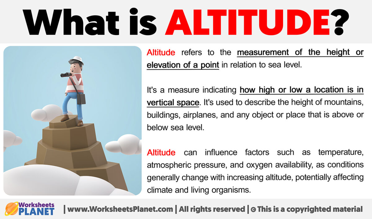 What is Altitude Definition of Altitude