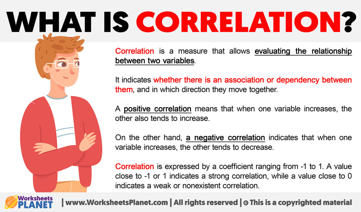 What is correlation in statistics 