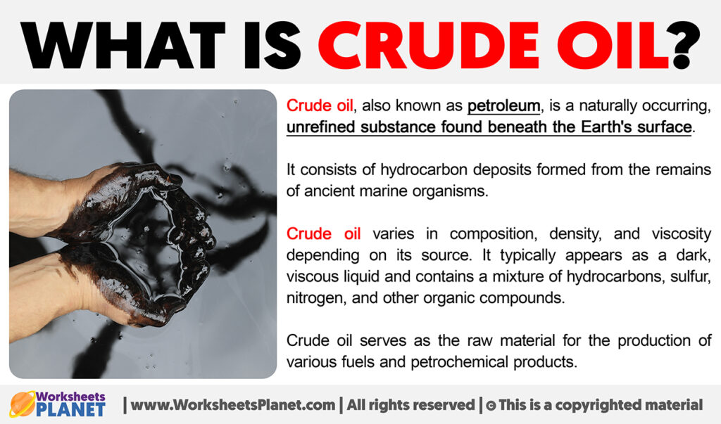 What is crude oil
