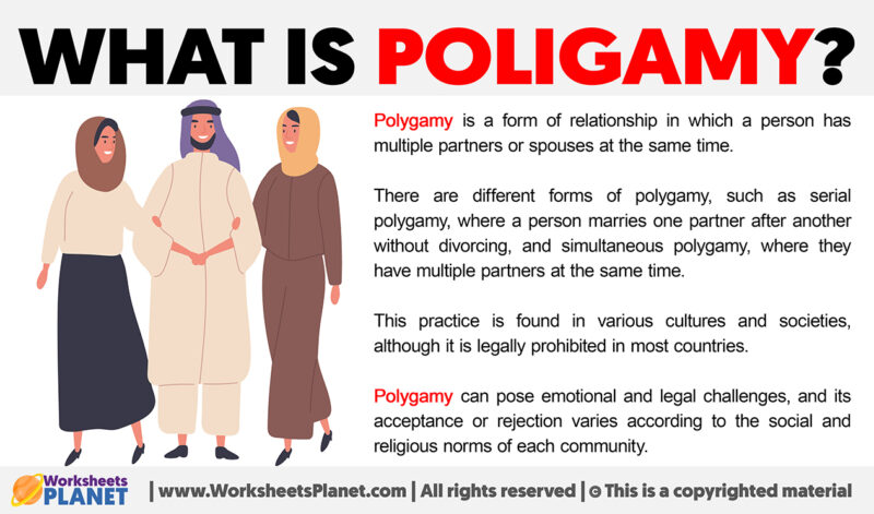 What is Poligamy | Definition of Poligamy