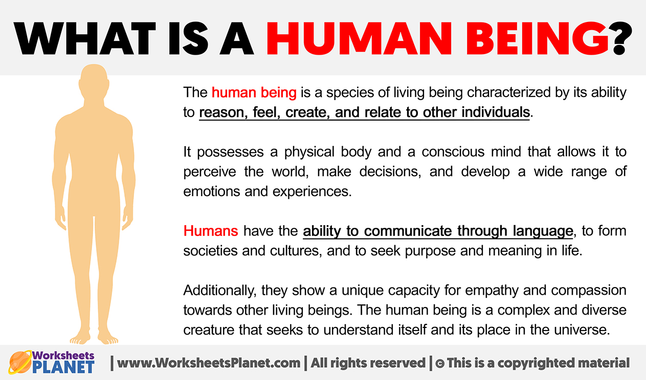 What Is A Human Being