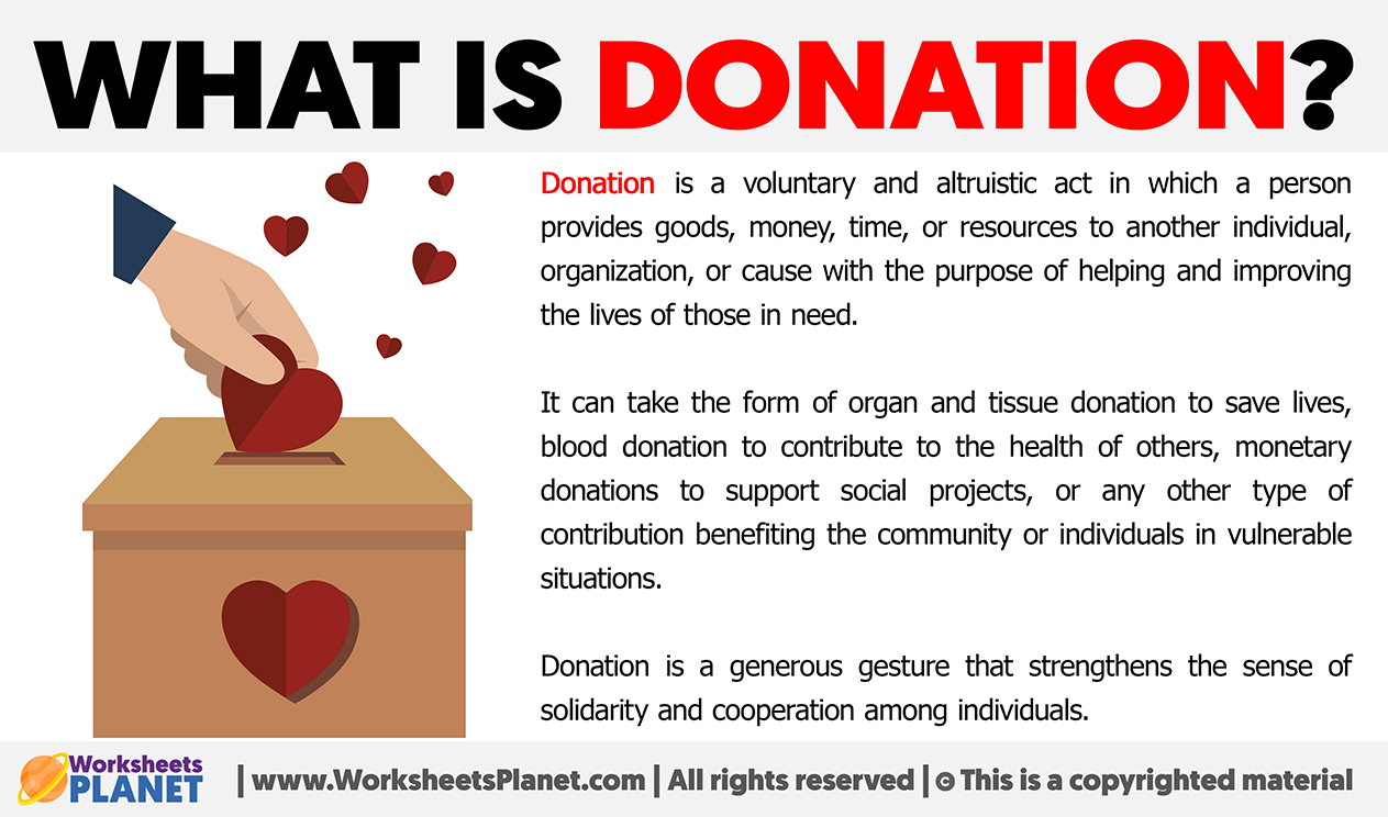 What Is Donation