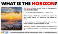 What is the Horizon | Definition of Horizon