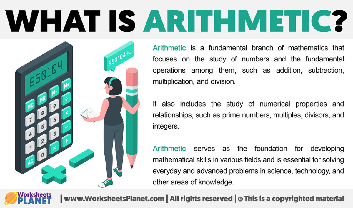 What is arithmetic definition of arithmetic